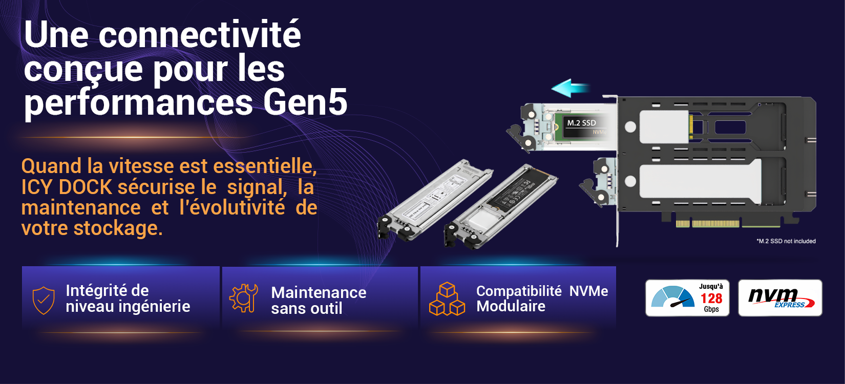 Une connectivité conçue pour les performances Gen5