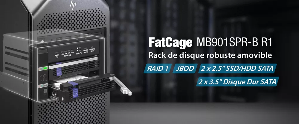 MB901SPR-B R1
Rugged Removable Drive Enclosure