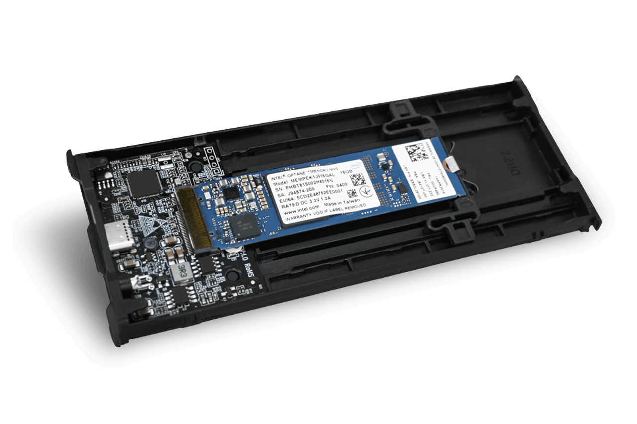 Boîtier M.2 NVMe Compatible avec Thunderbolt 3/4 USB 3.2/3.1/3.0/2.0  Type-C/A, SANZANG Adaptateur de boîtier SSD M.2 40 Gbps pour 2280 M-Key  (B+M Key) NVMe SSD, jusqu'à 2700 Mo/s, Gris : : Informatique