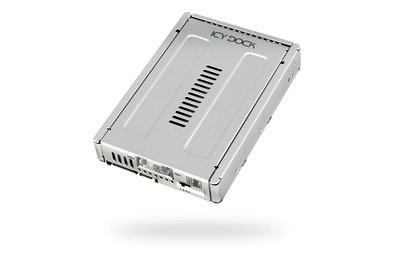 Acheter Boîtier pour disque dur interne à double emplacement de 5,25  pouces, boîtier SATA HDD/SSD de 2,5 + 3,5 pouces, conception sans outil