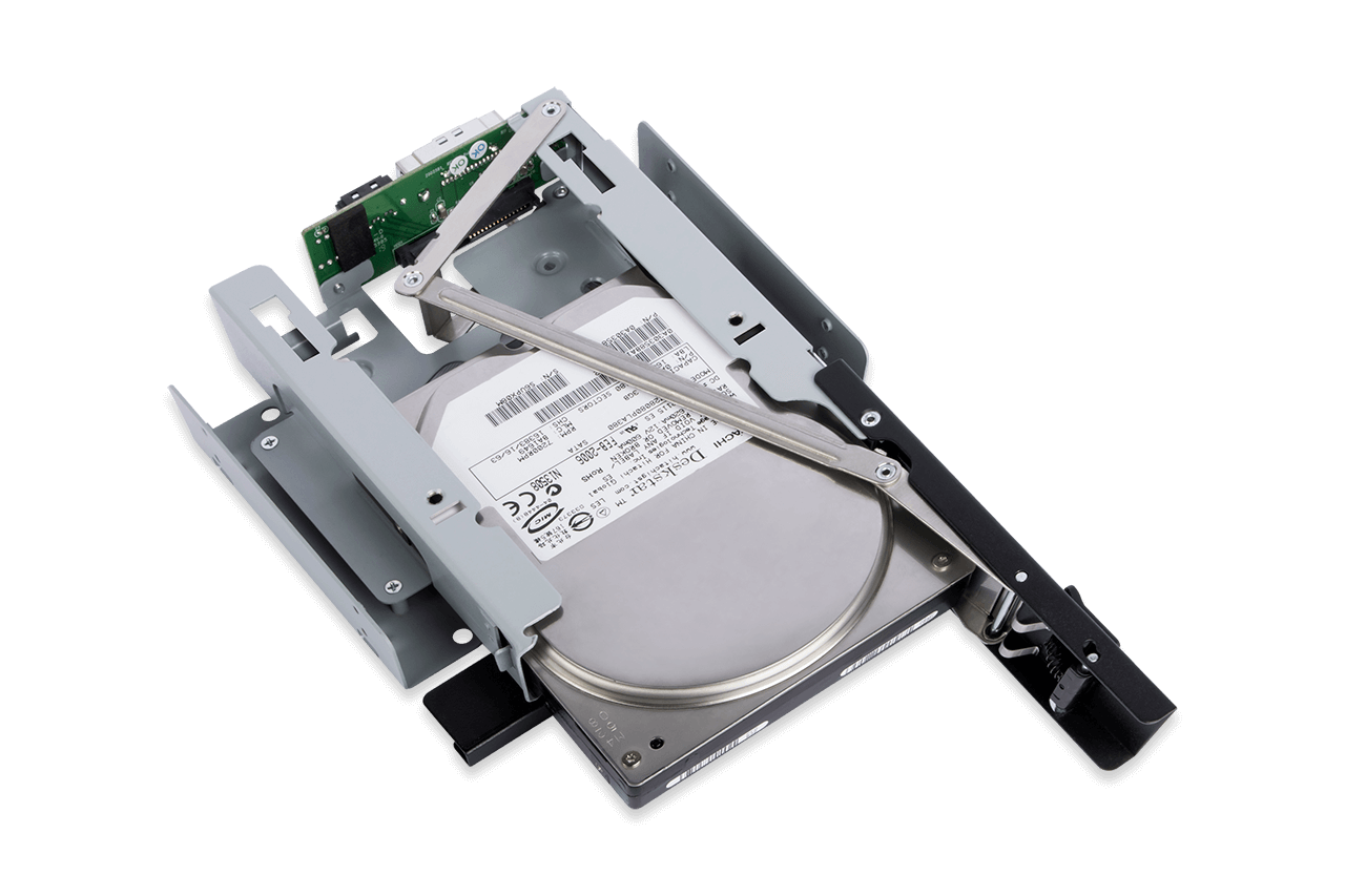 2x 2,5 pouces SSD à 3,5 pouces Support de kit de montage de disque dur  interne (câbles de données SATA et Pow