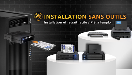 Installation sans outils